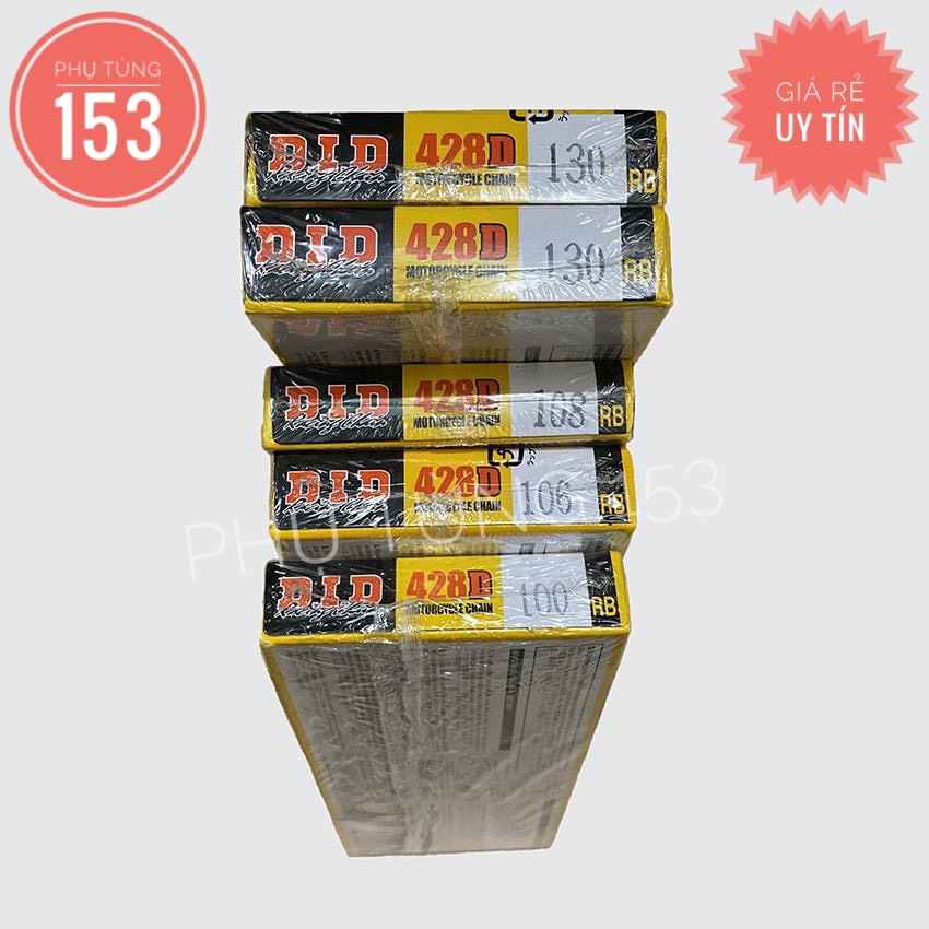 Sên DID 428D (chính hãng) 106 mắt (9mm) - PHỤ TÙNG 153