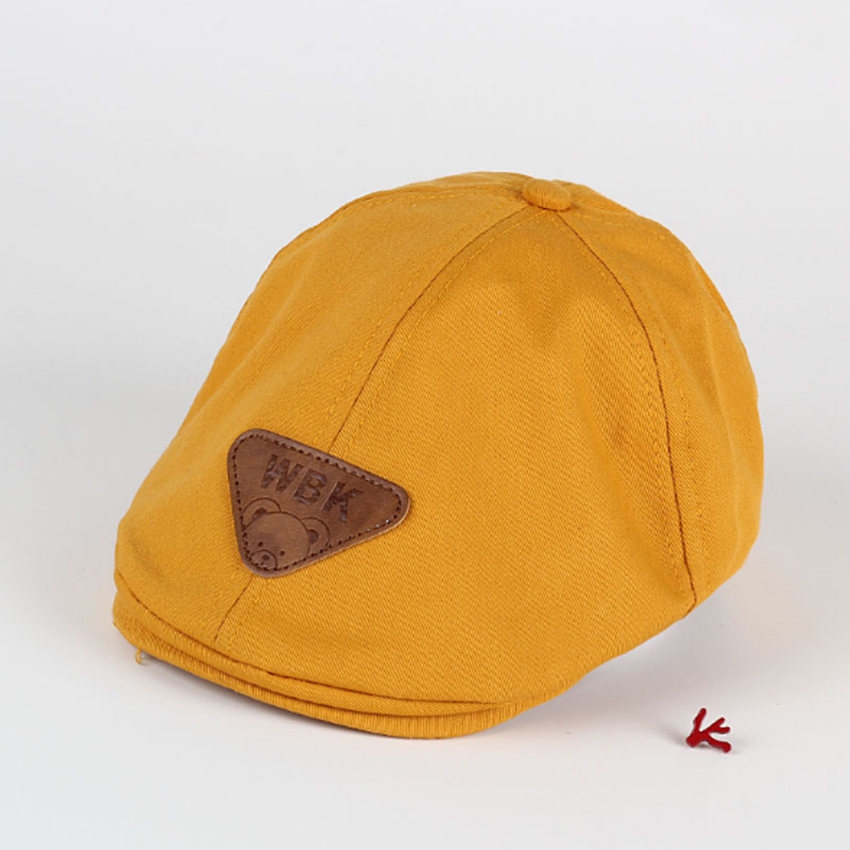 Fashion Baby Hat Handsome Cotton Linen Baby Boy Cap Beret Elastic Kids Hat Baby Accessories for 2-5 Years