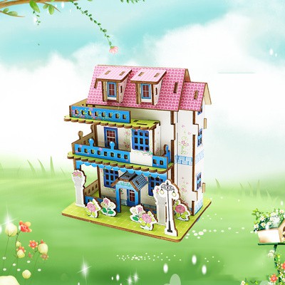 Đồ chơi lắp ghép gỗ 3D Biệt thự đồng quê