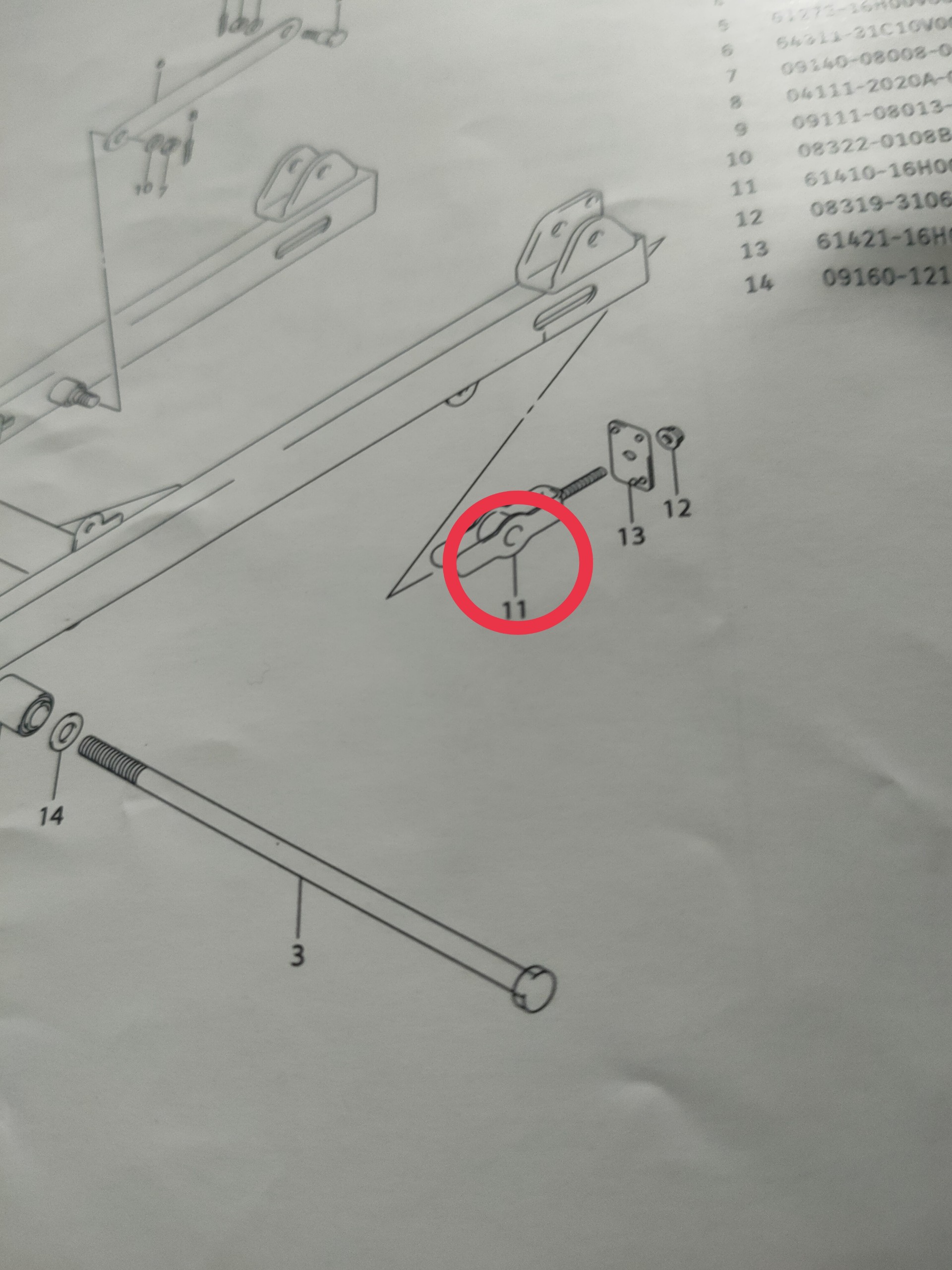 Pát tăng sên Suzuki Axelo (như hình-giá 1 bên)