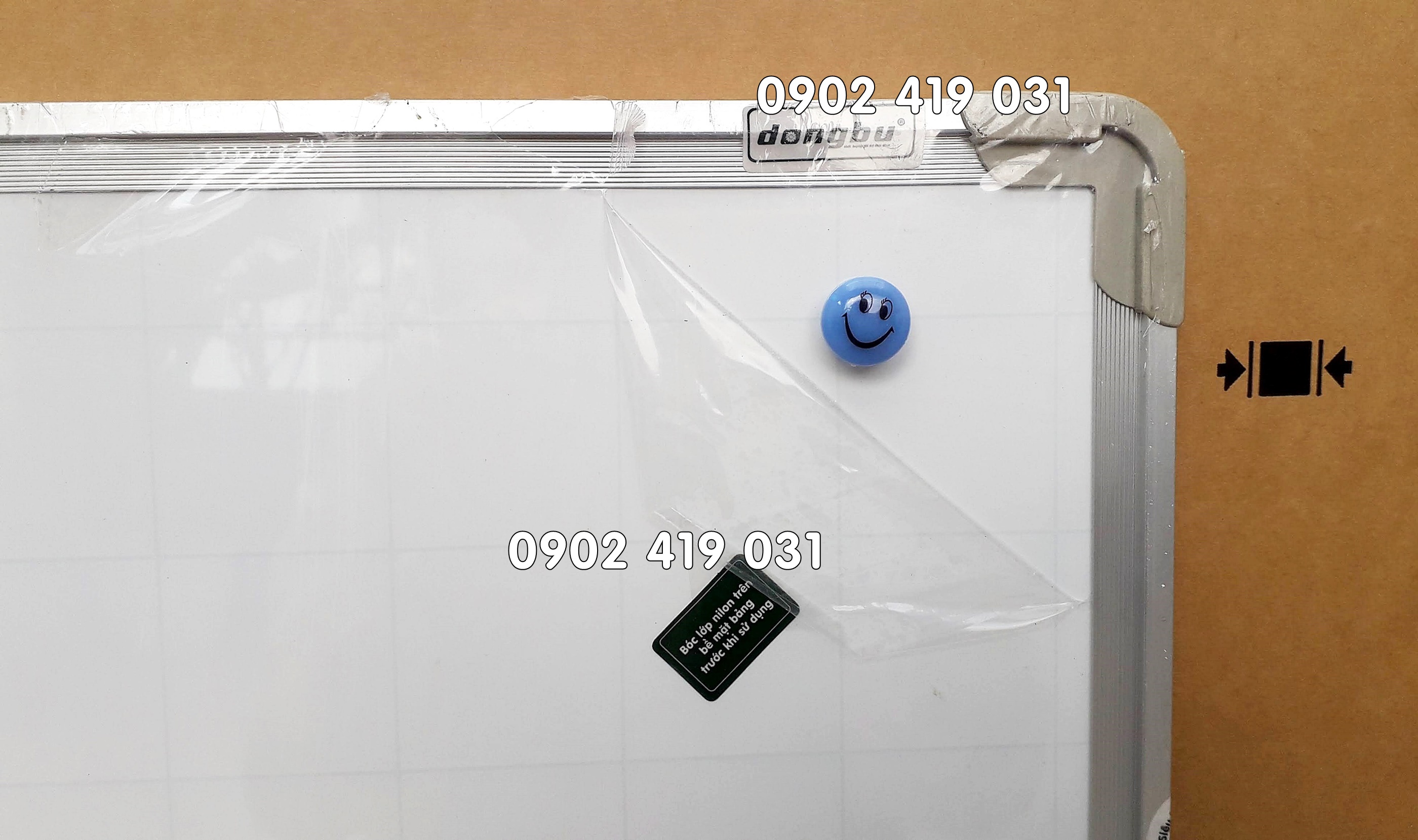 Bảng Từ Trắng Hàn Quốc 60 x 80cm [ Tặng nam châm ]