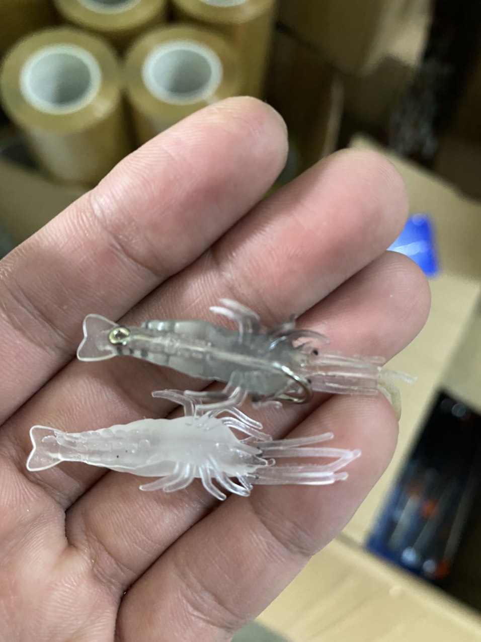 Mồi Câu Cá Giả Hình Tôm 1.3g/5cm