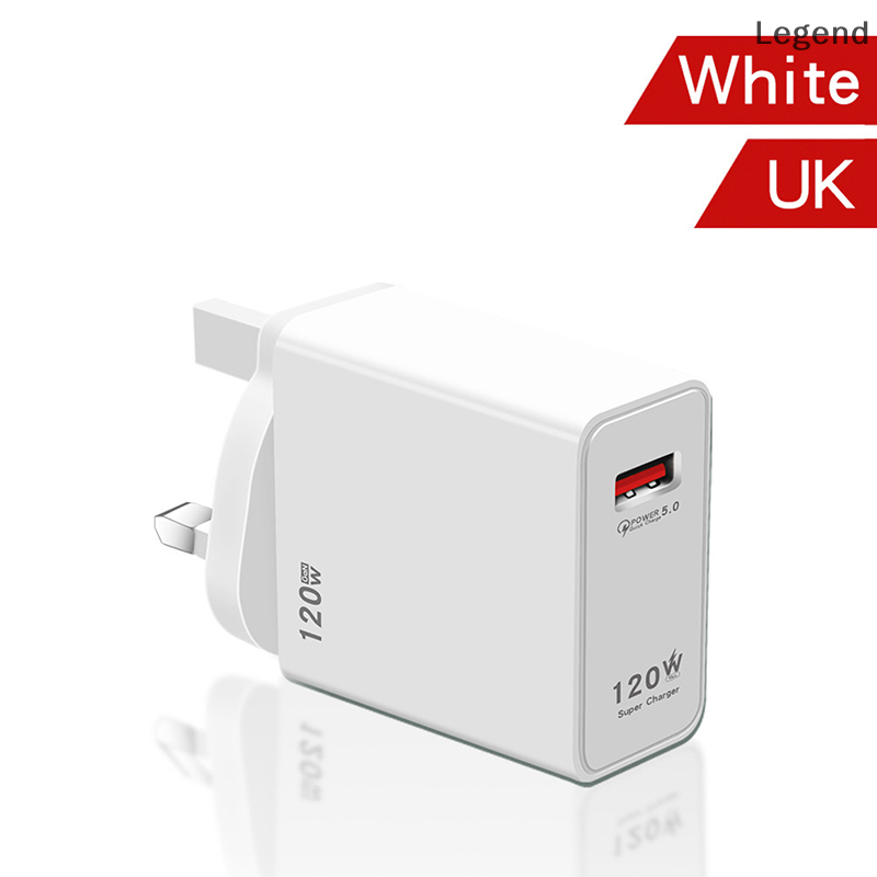Legend 120W sạc nhanh USB sạc điện adapter cho iPhone Xiaomi Samsung