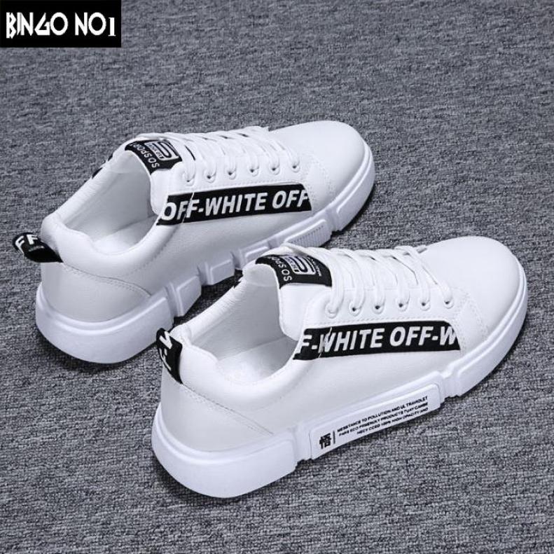 Giày Sneaker Nam Hàn Quốc Họa Tiết OFFWHITE Cực Chất - Thời Trang BINGO (ON01) - Giá Cực Sốc giá rẻ