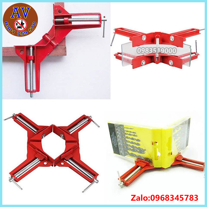 Bộ 4 ê tô vuông góc mini 90 độ