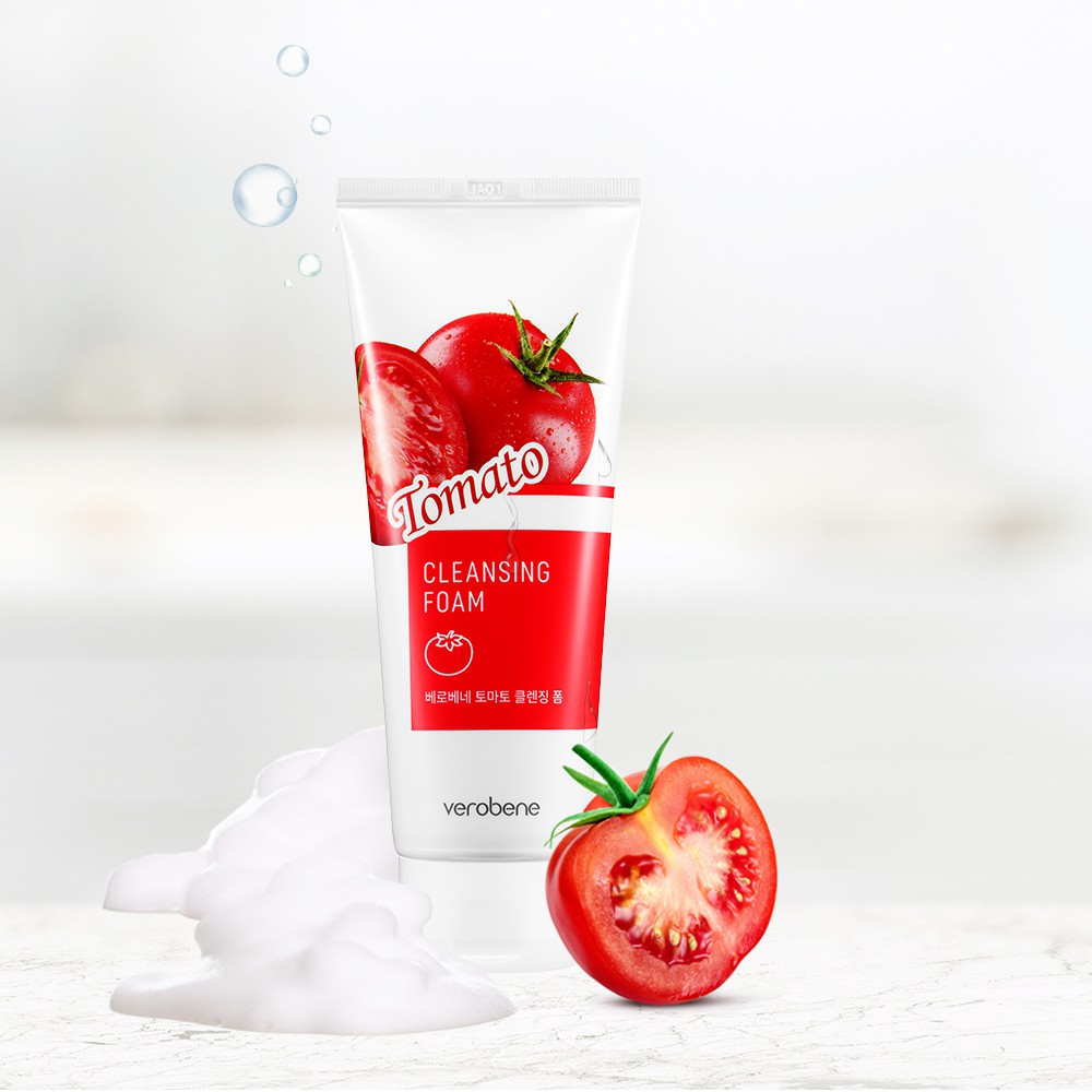 Sữa rửa mặt Cà Chua Verobene Tomato Cleansing Foam 150ml