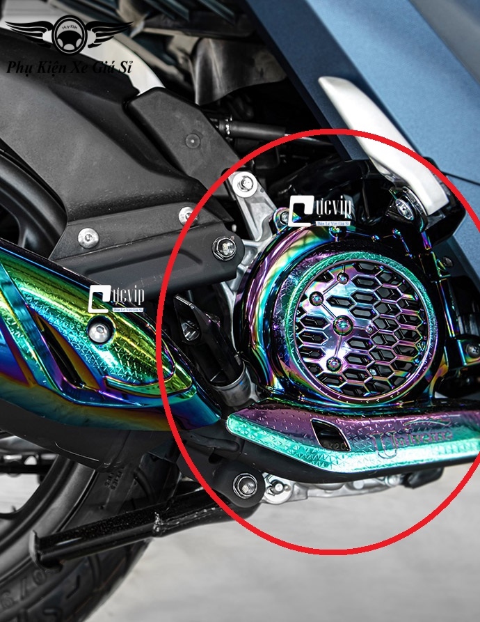 [HCM]Ốp Quạt Gió Xe Vision 2021 Titan 7 Màu MS3819