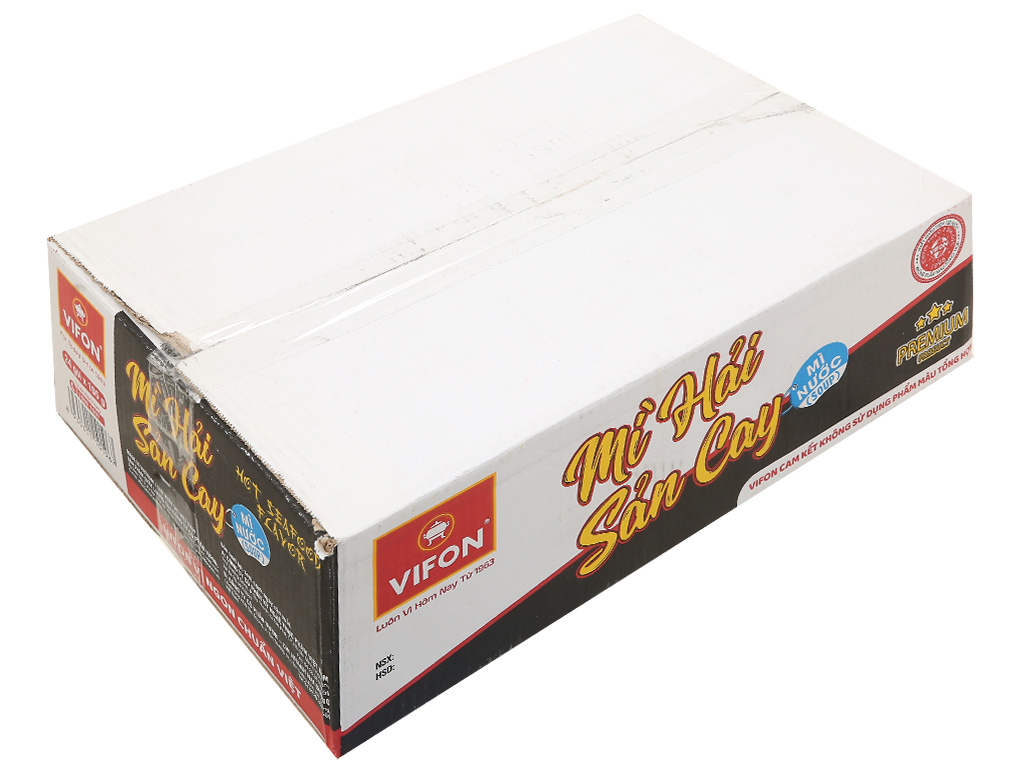 Thùng 24 gói mì cay hải sản vifon gói 105g