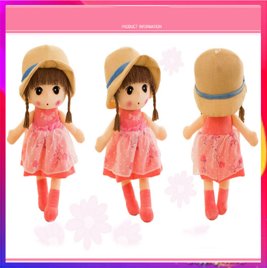 Búp bê nhồi bông siêu dễ thương cao 45cm