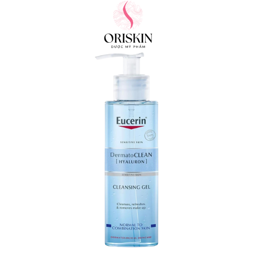 Eucerin Gel Rửa Mặt Cho Da Nhạy Cảm  Dermatoclean Gel 200ml
