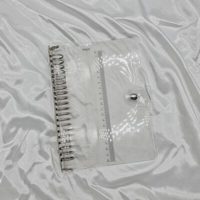Sổ Còng Trong Suốt Binder – A4 B5 A5 A6 A7 – Tặng Giấy A5 20 Lỗ – Planner/Journaling