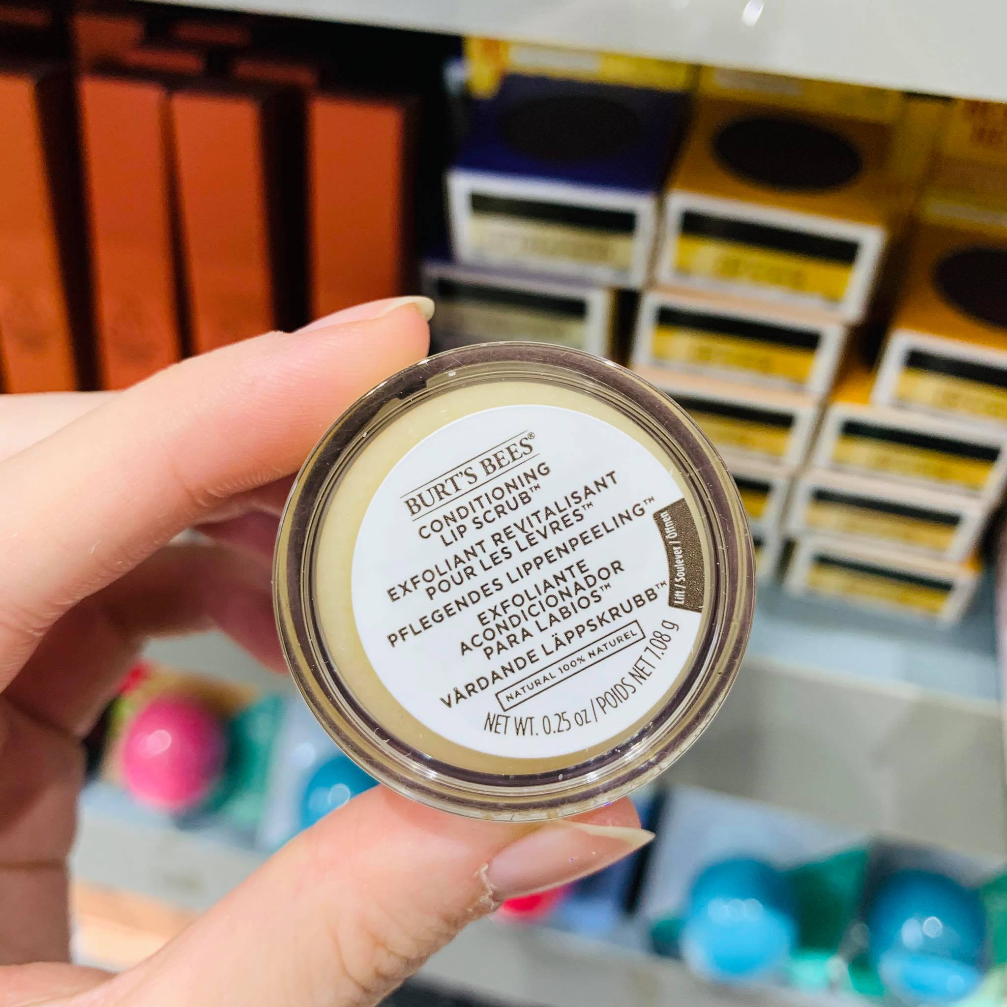 Tẩy Tế Bào Chết Môi Burt’s Bees Conditioning Lip Scrub (7.08g)