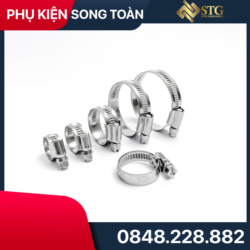 304 Stainless Steel Goat Neck, 304 Stainless Steel Screwed Pipe Clamp