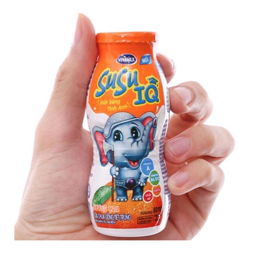Lốc 6 chai sữa chua uống SuSu 80ml
