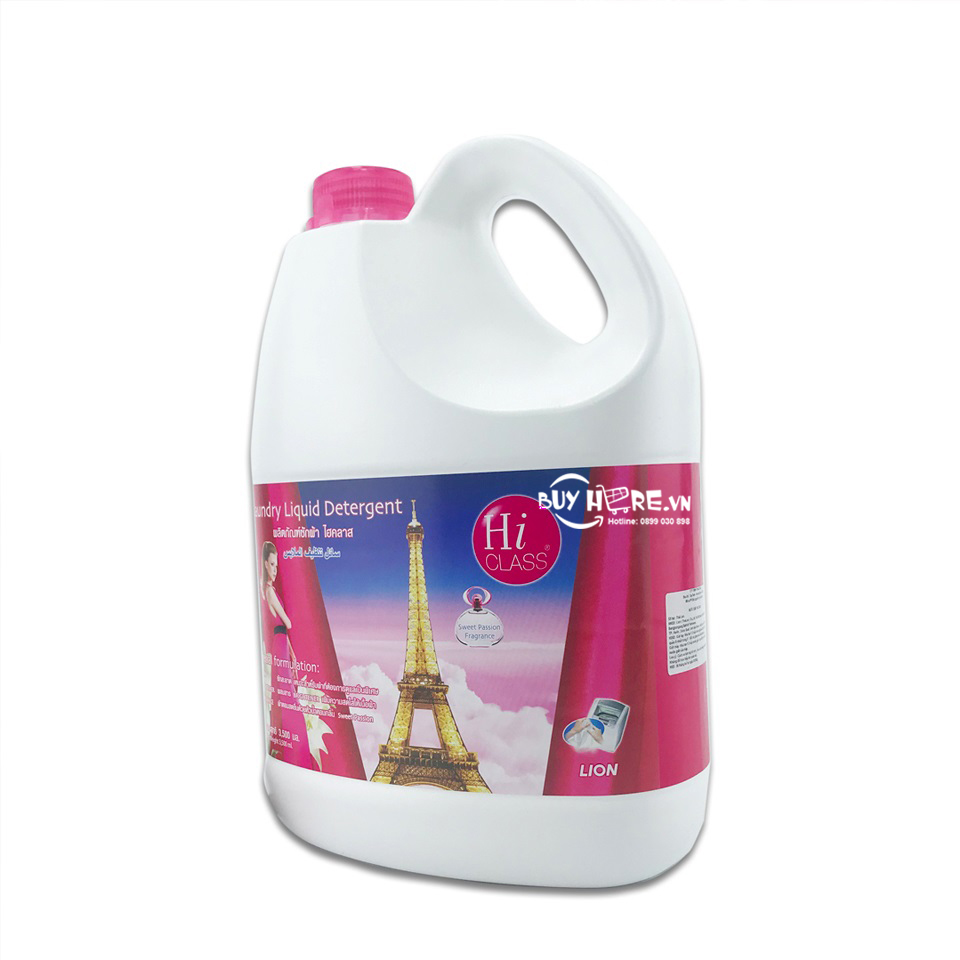 [Chính hãng] Nước giặt Hi Class 3500ml đậm đặc - Hàng Thái Lan [Hàng Auth - Chọn màu]