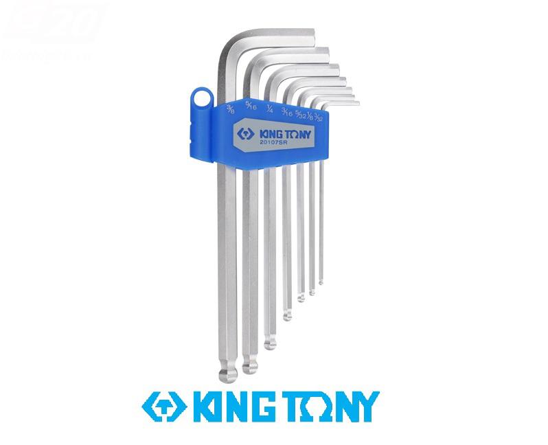 Bộ chìa lục giác hệ inch Kingtony 20107SR