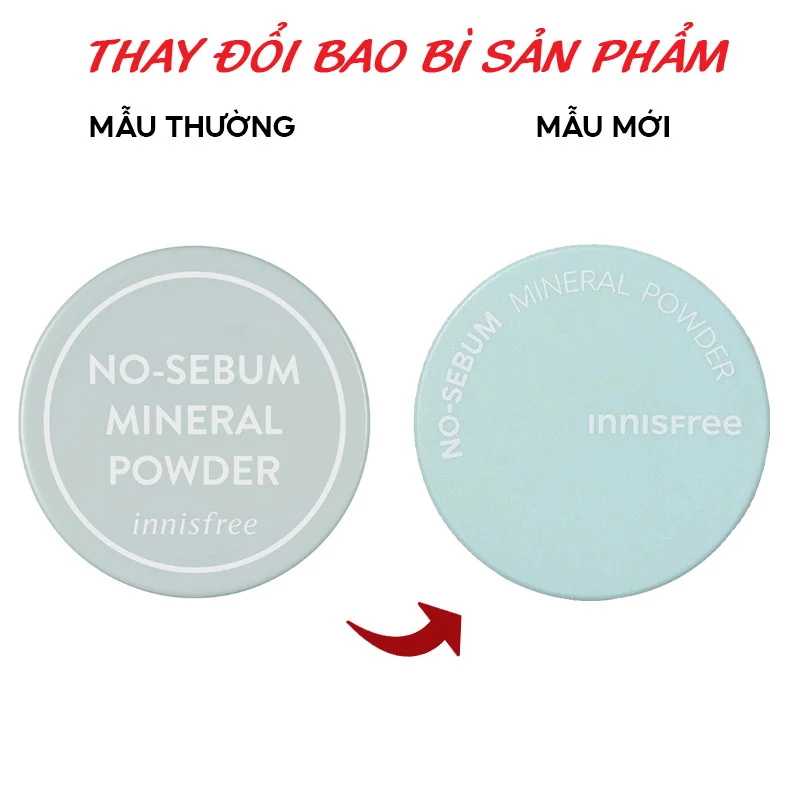 [Hàn Quốc] Phấn Phủ Dạng Bột Kiềm Dầu Innisfree  No Sebum 5g