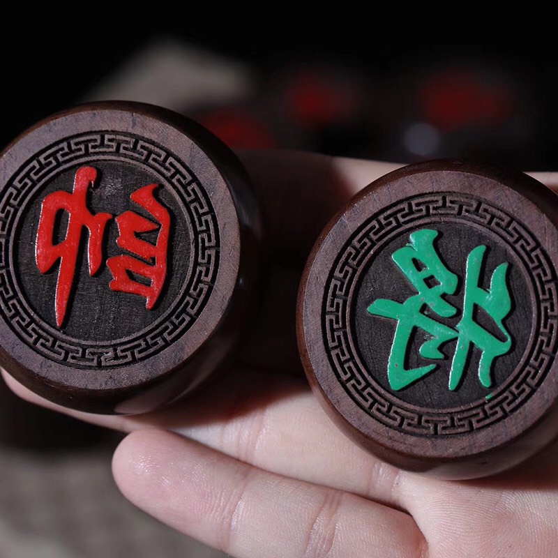 [ XẢ LỖ ] Quân Cờ Tướng Gỗ Trắc [ Gỗ Trắc 100%_Hàng loại 1]