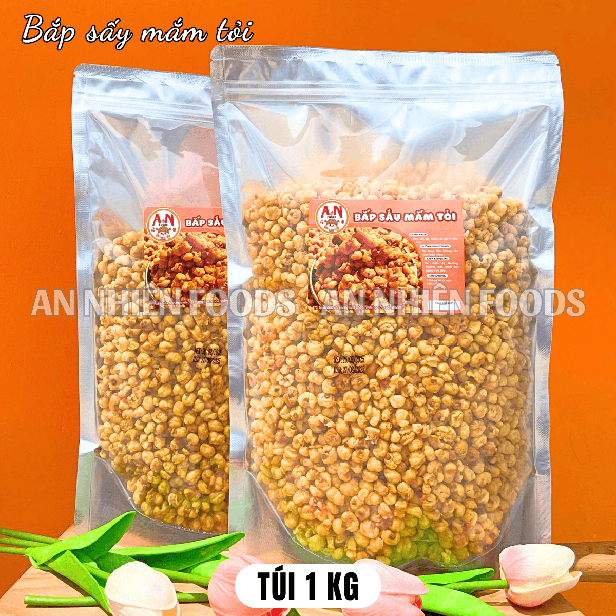 Bắp tỏi ớt (có video) {Khối lượng tịnh, không tính bao bì}