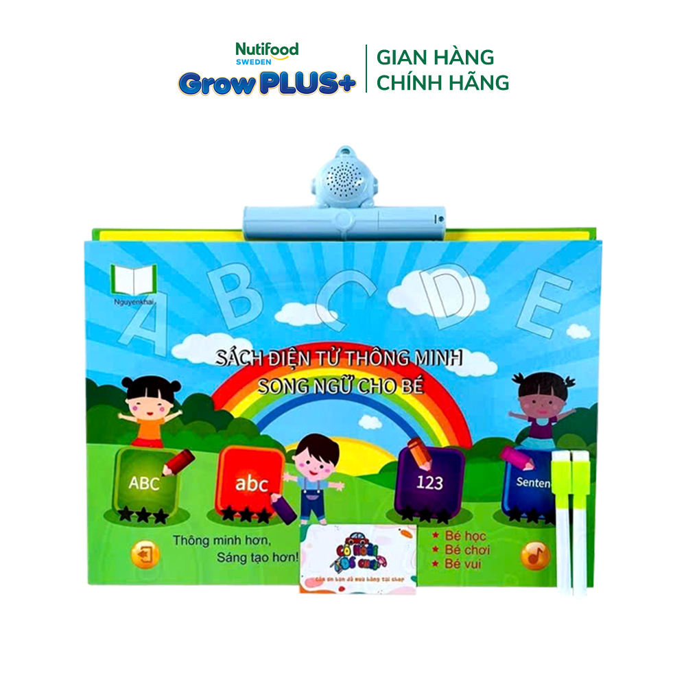 [Gift] Đồ chơi - Sách song ngữ cho bé
