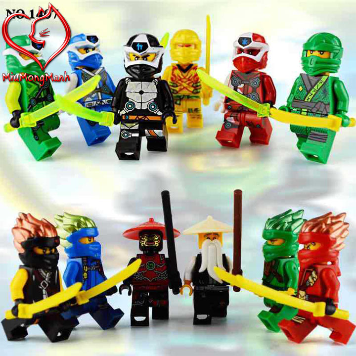 Bộ 12 Ninja Digital Ninjago Lego Đồ Chơi Lắp Ráp Xếp Hình