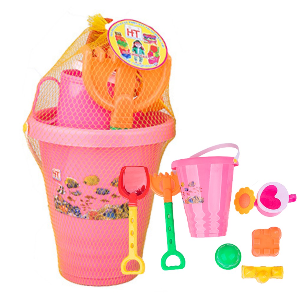 Đồ chơi xúc cát xô đi biển cho bé HT778