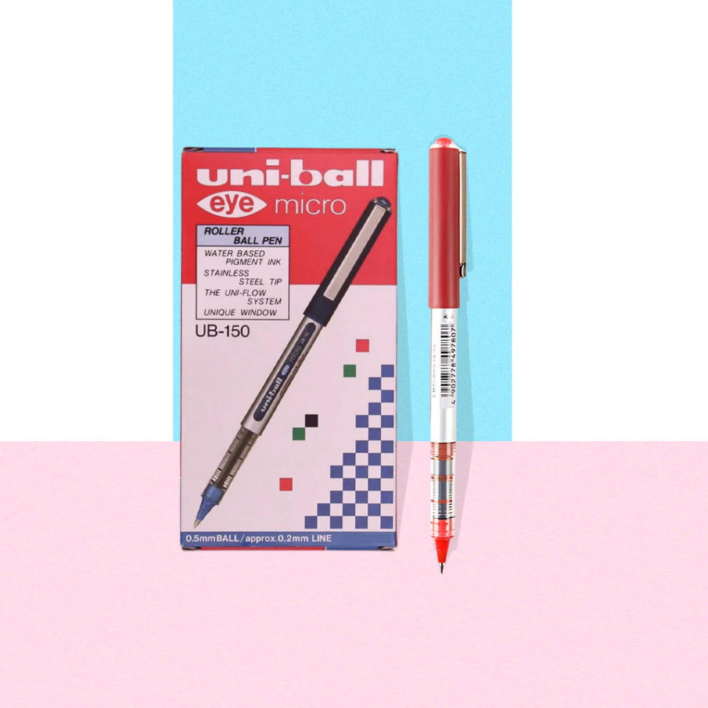 Bút Bi Uniball Eye UB-150 Chính Hãng Bút Bi Mực Nước 0.5mm Viết Êm Không Bị Gỉ Mực