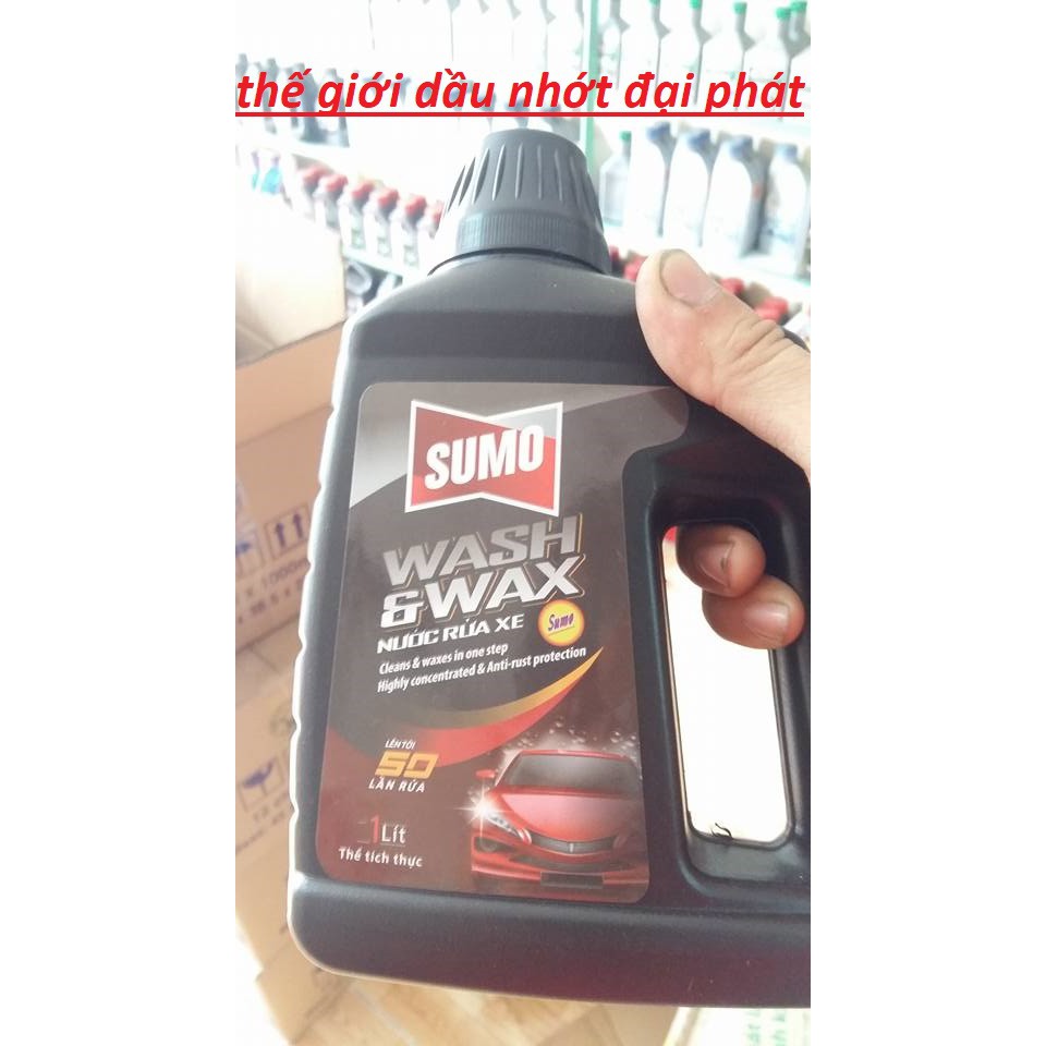 Nước rửa xe sumo wash & wax