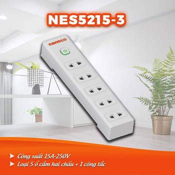 Ổ cắm có dây 3M + công tắc, Nanoco