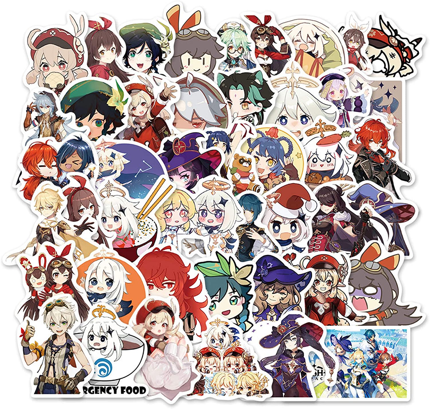 Set 30- 60 Sticker Genshin Impact