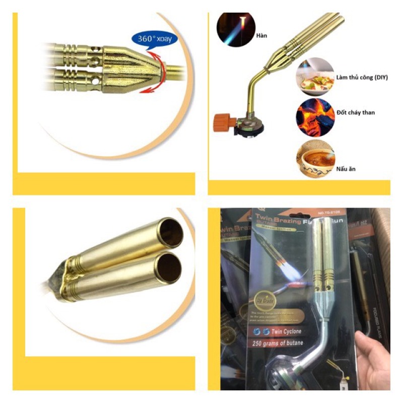 Đèn Khò Gas Đôi Đa Năng Loại Tốt