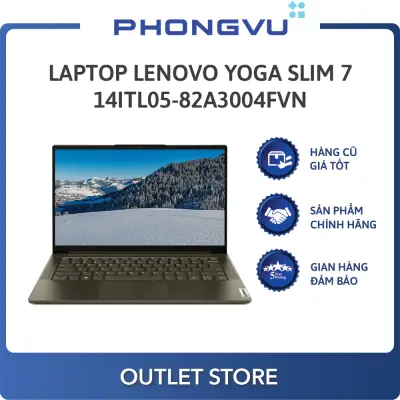 Laptop Lenovo Yoga Slim 7 14ITL05-82A3004FVN (i7-1165G7) (Xanh rêu) - Laptop cũ