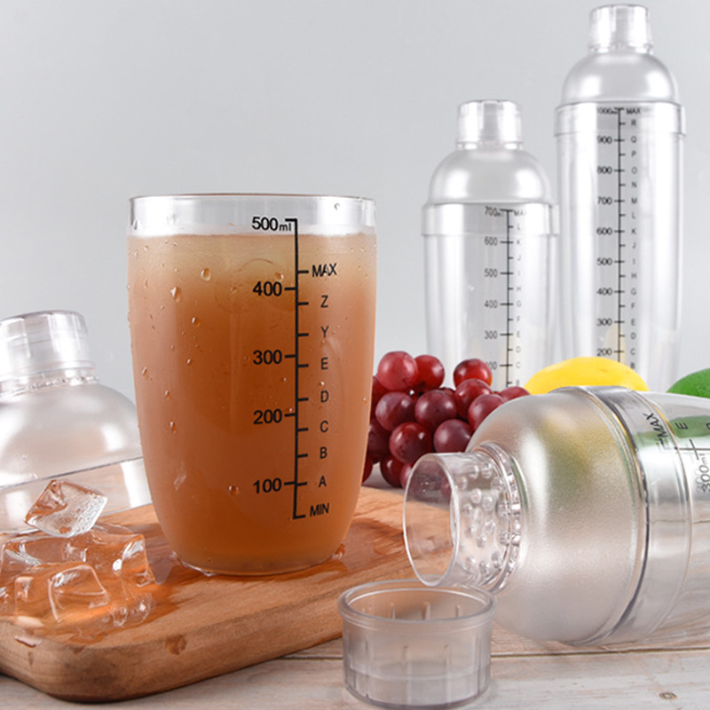 Bình Pha Chế Cocktail 350ml | 500Ml | 700ml (Chia Vạch Đen)