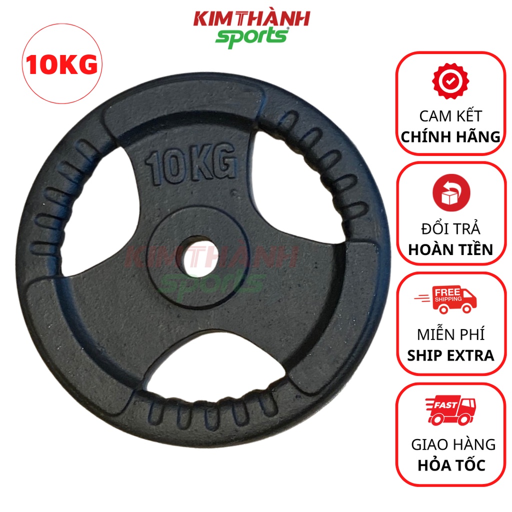 Tạ miếng gang đen 10kg