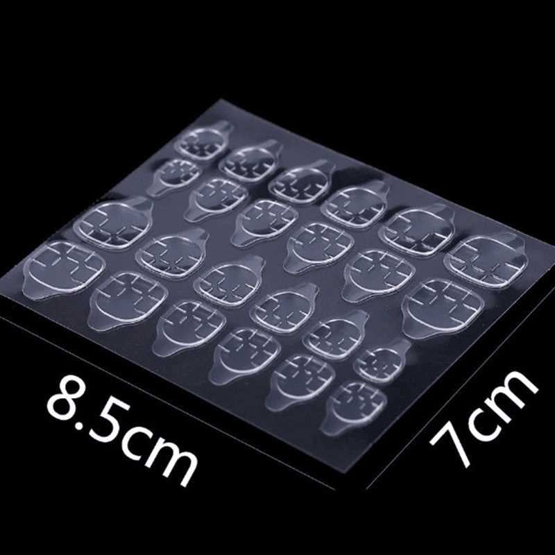 Miếng keo silicon dán móng giả đa năng tiện ích loại 24 móng