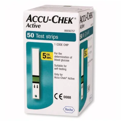 [HCM]Que thử đường huyết Accu Chek Active 50