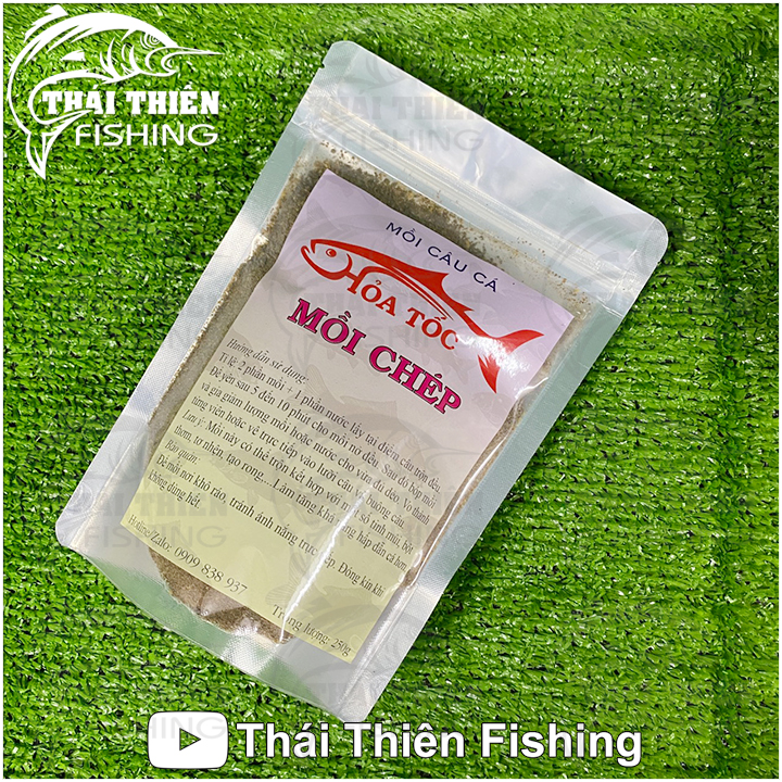 Mồi Câu Cá Hỏa Tốc, Mồi Chép Gói 250g Dùng Câu Sông, Hồ Dịch Vụ