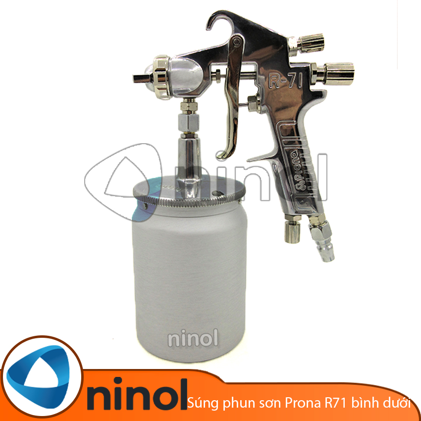 Súng phun sơn Prona R71 bình dưới
