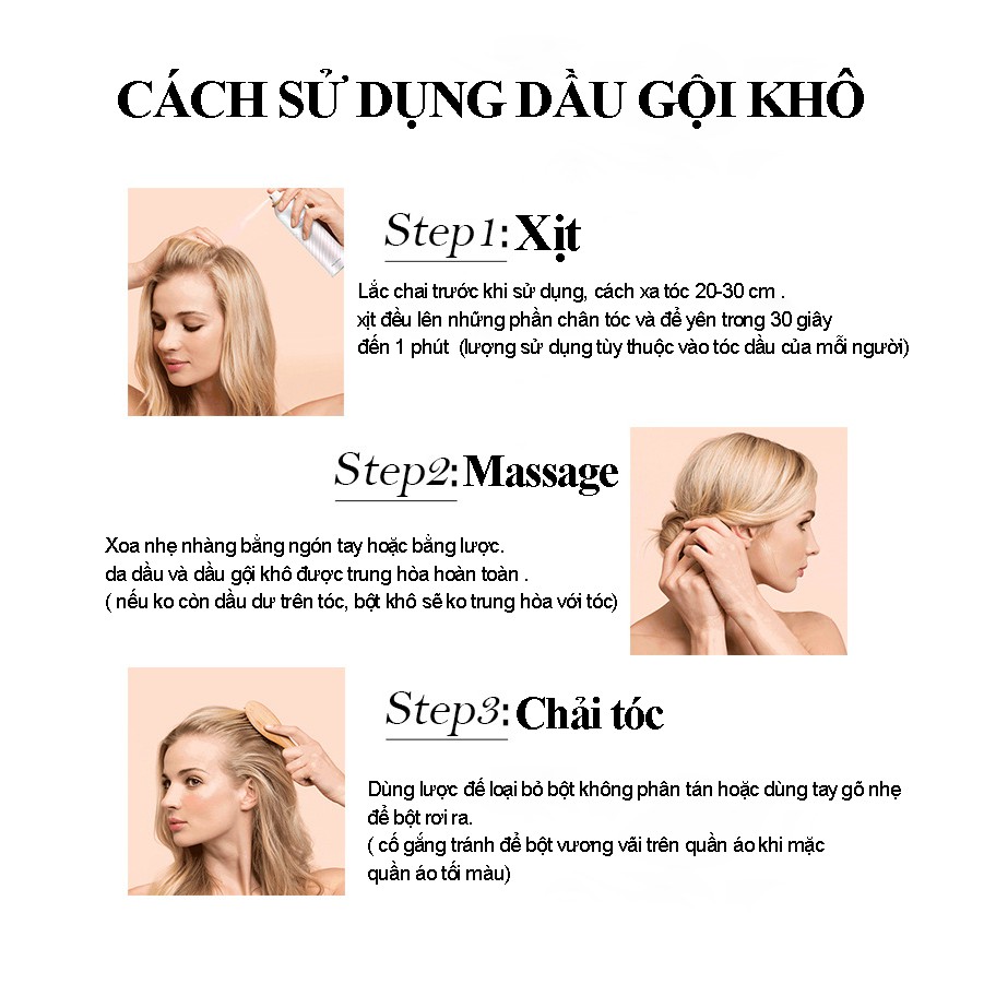 Dầu Gội Khô ISSY 150ml [Dạng Xịt]