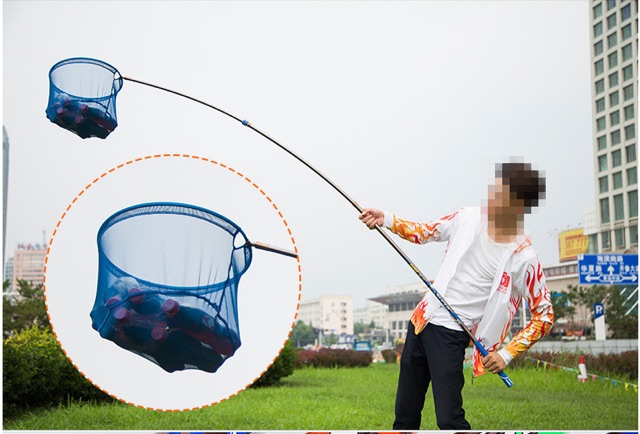 Combo cán vợt câu cá cacbon sai 2,7m và vành vợt 40cm  (cam kết đổi trả trong 2 tuần đầu)