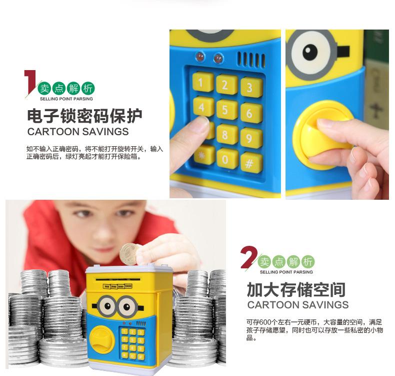 Két Sắt Mini Thông Minh Cho Bé yêu