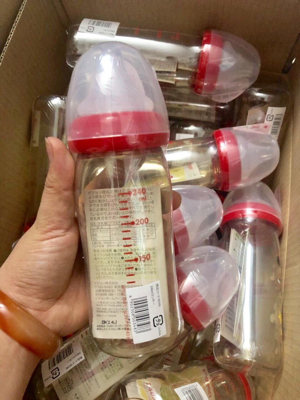 Bình sữa Pigeon mickey 240ml  Nội địa nhật