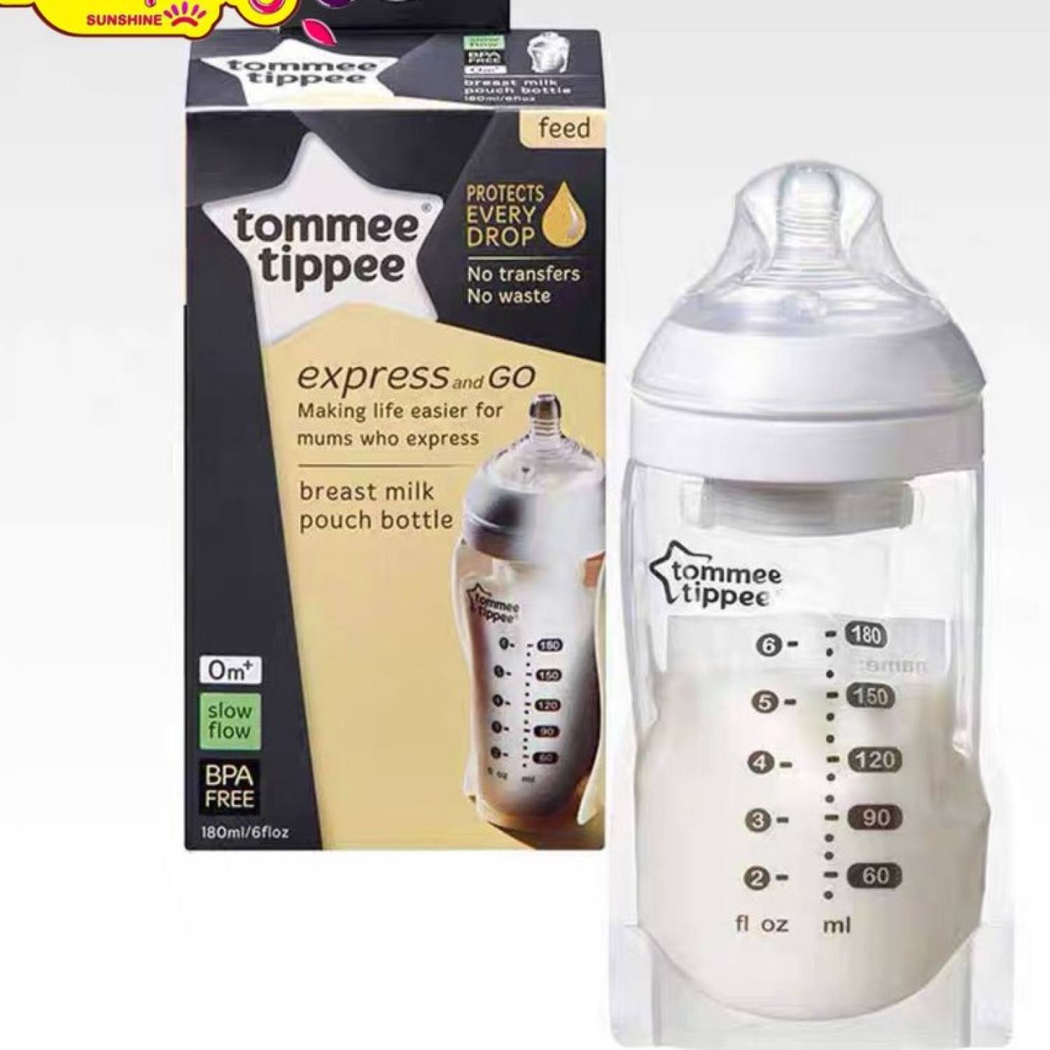 Bình sữa chuyên dùng cho túi trữ sữa 1 cái Tommee Tippee ♥ 82041