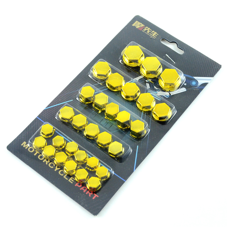 [HCM]Chụp Ốc Màu Trang Trí Xe Máy [ 1 Bộ 30 cái ]