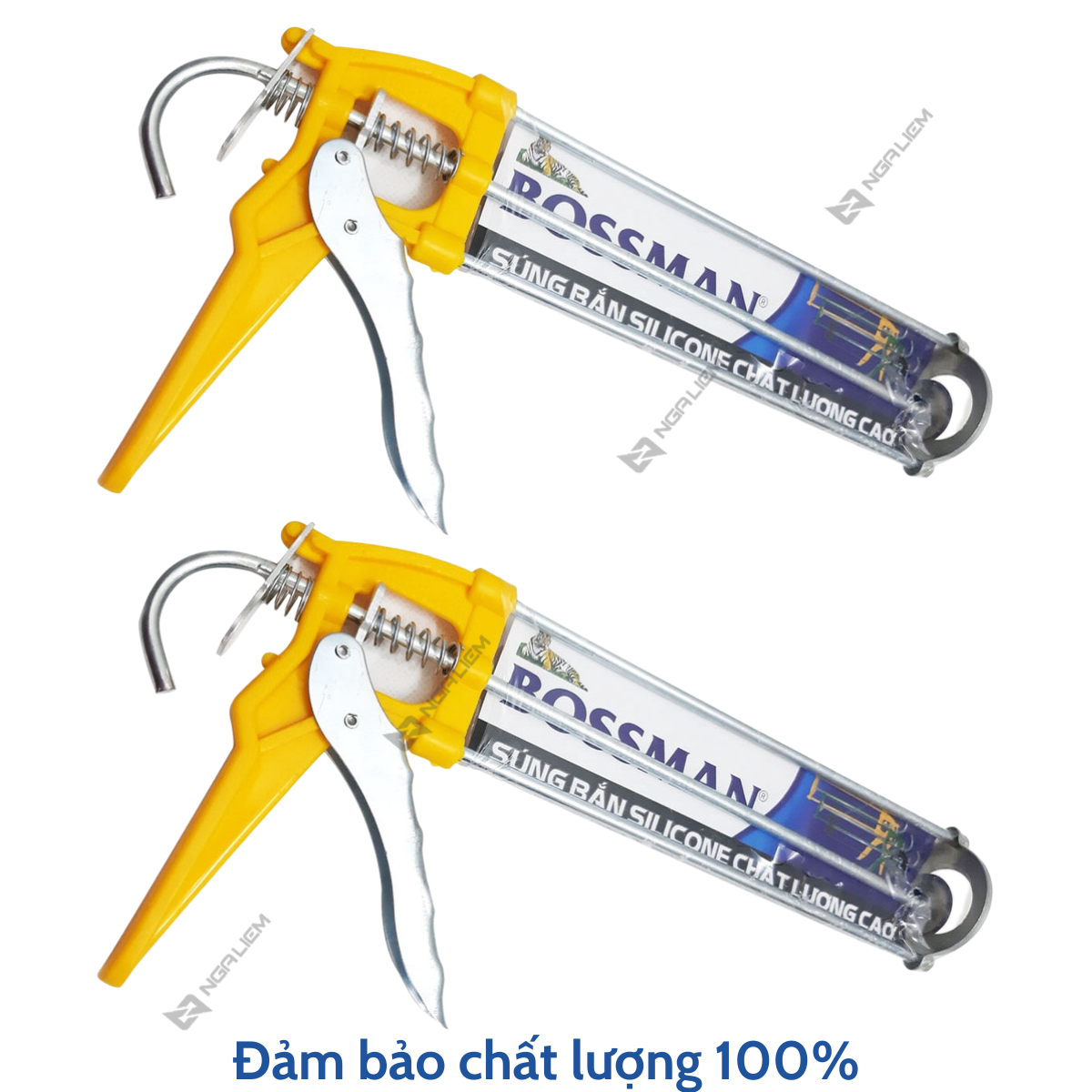 Súng bắn silicone BOSSMAN vàng cao cấp [Hàng chính hãng]