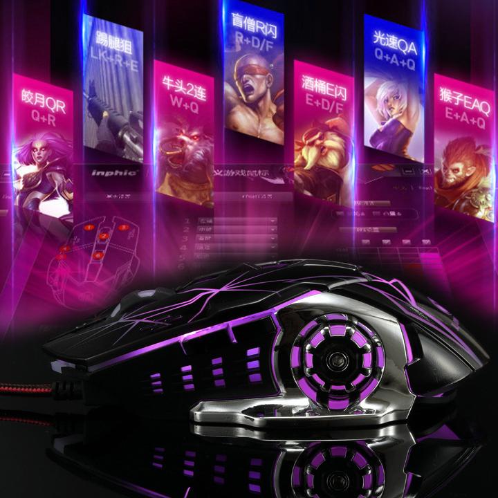 [HCM]Chuột Led 7 Màu Chuyên Game LIMEIDE V3 - NK -