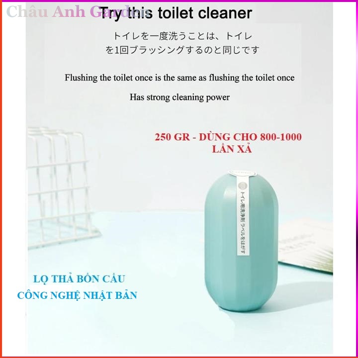 Lọ thả bồn cầu công nghệ nhật bản, diệt khuẩn khử mùi, dùng 800