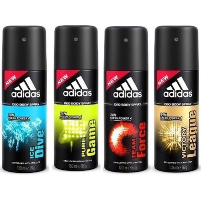 💙Xịt Khử Mùi Toàn Thân Cho Nam Adidas Deo Body Spray 150Ml🧩