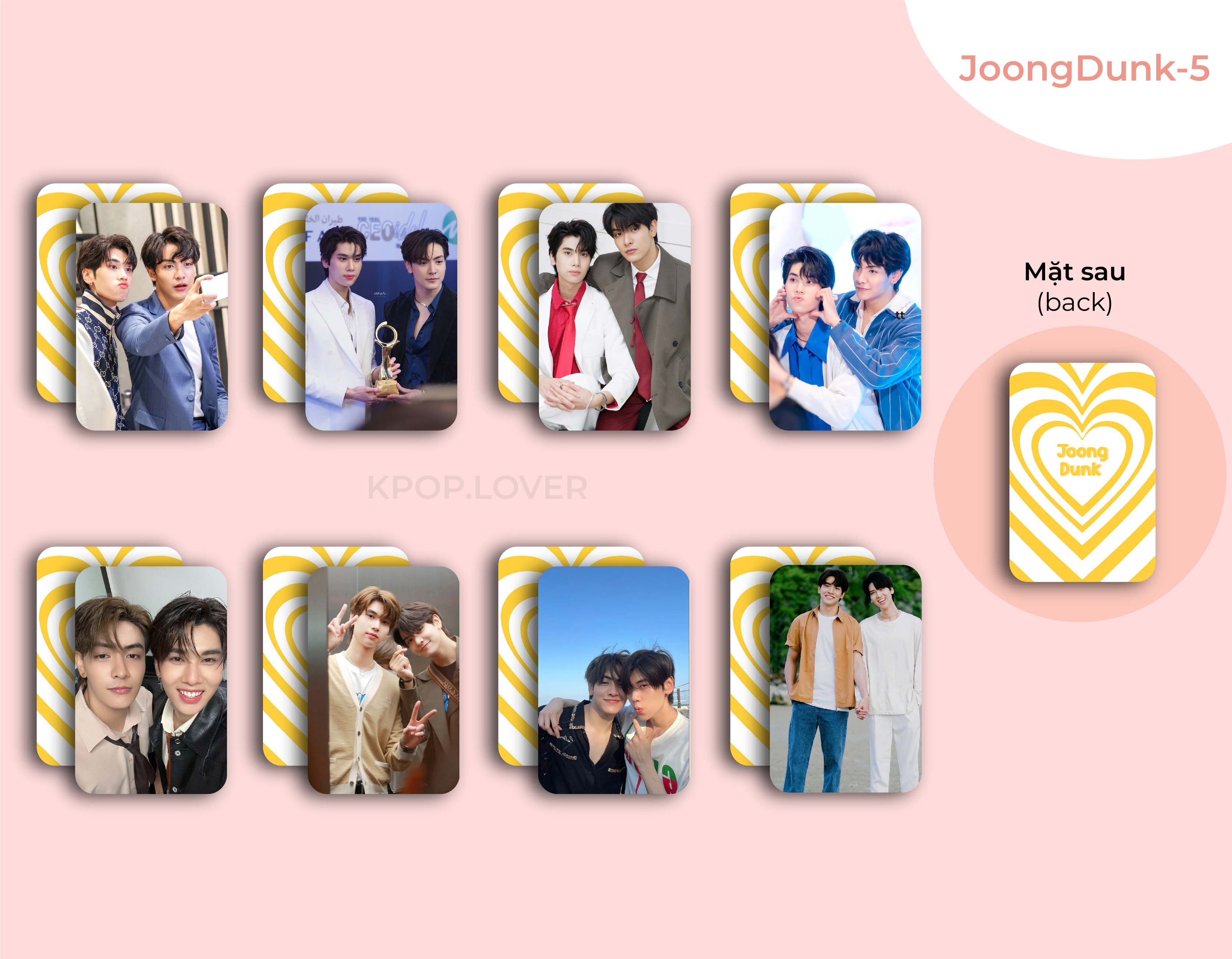 SET 8 CARD JOONGDUNK