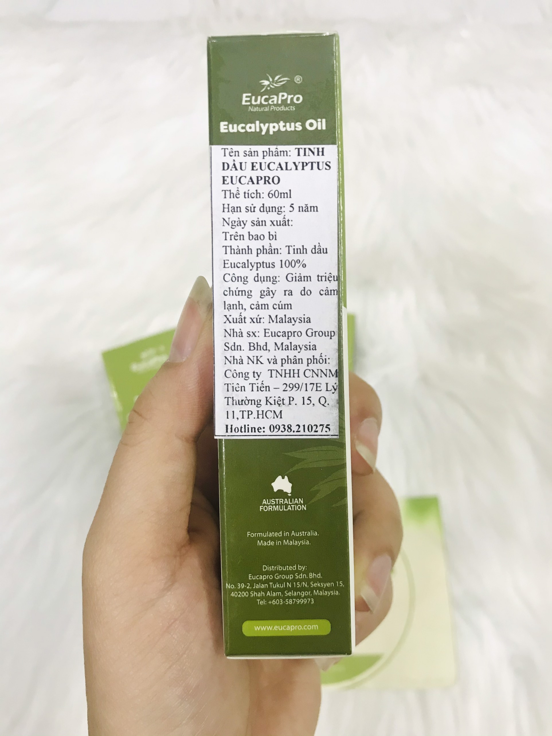 [HCM][MẪU MỚI] Dầu khuynh diệp Úc Euky Bear 60ml
